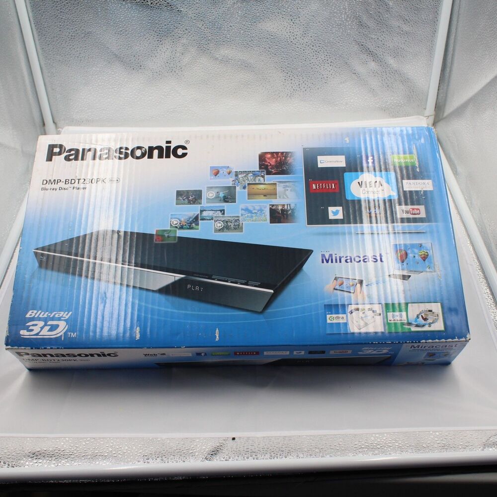 NEW Panasonic DMP-BDT230 3D Blu-Ray Player Smart Network WiFi Miracast UNOPENED